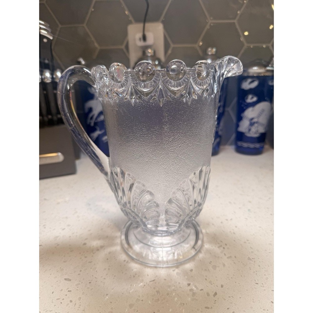 Westmoreland Shell And Jewel 1890s Jug Pitcher EAPG Glass